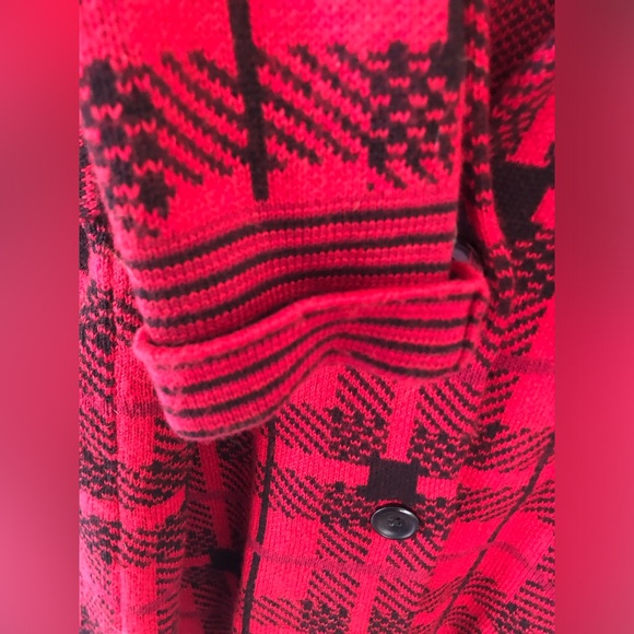 CJ Banks Plaid Cardigan Sweater - Picture 5 of 7